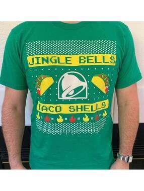 Men’s Christmas Taco Bell tshirt
